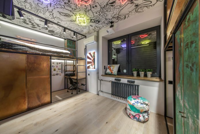 bateria w stylu loft