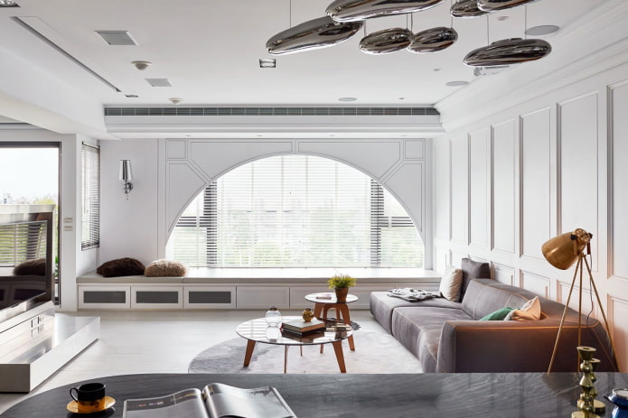 jasny salon Bauhaus