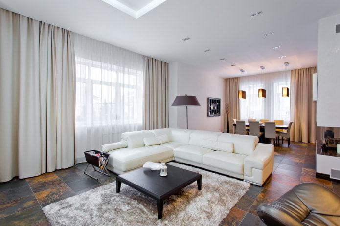 skórzana sofa