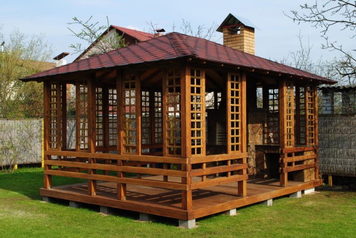 altana w stylu orientalnym