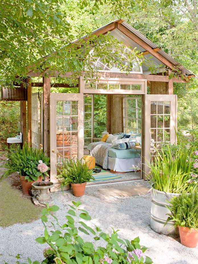 altana w stylu shabby chic