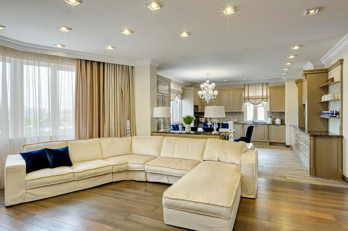 Sofa z pufem