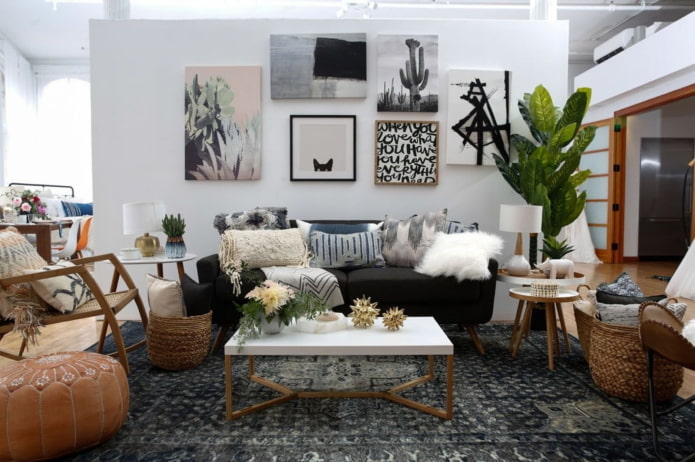boho w stylu scandi