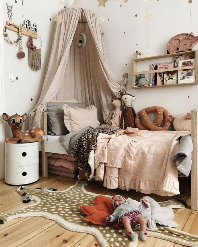 pokój dziecięcy w stylu boho