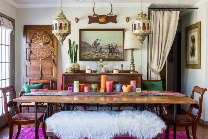 lampy w stylu boho