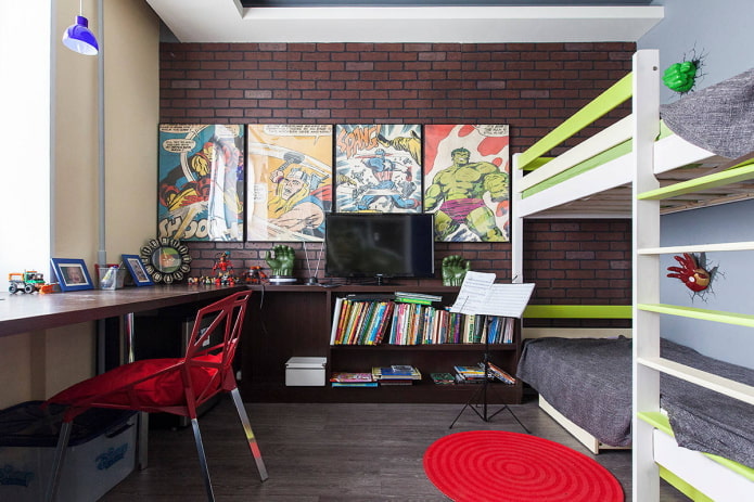 Loft dla nastolatków