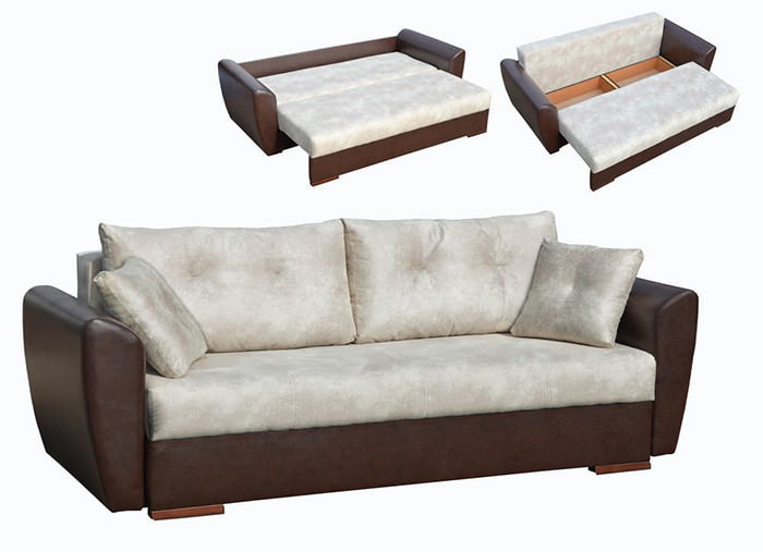 sofa eurobook z dwoma podłokietnikami