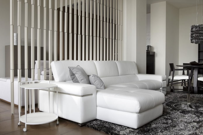 sofa z funkcją spania w stylu loftowym