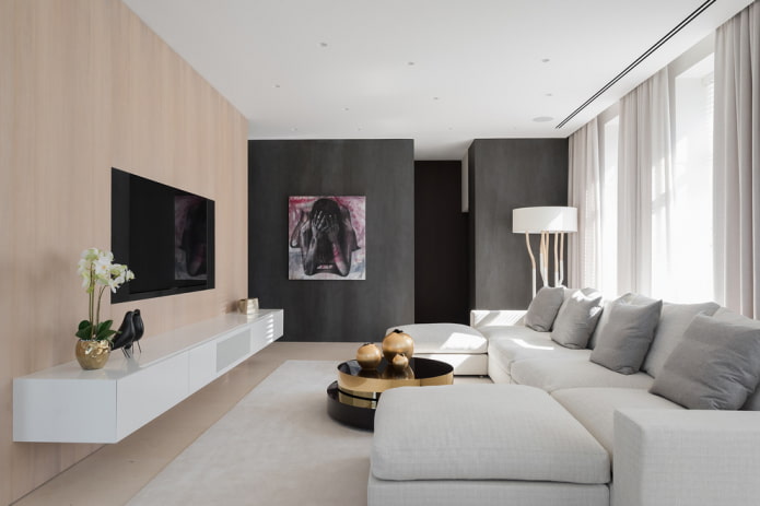 Biała sofa