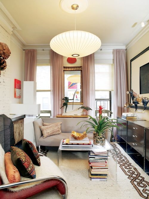 salon w stylu etno