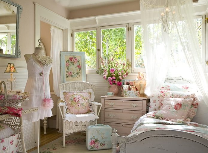 Shabby chic we wnętrzu