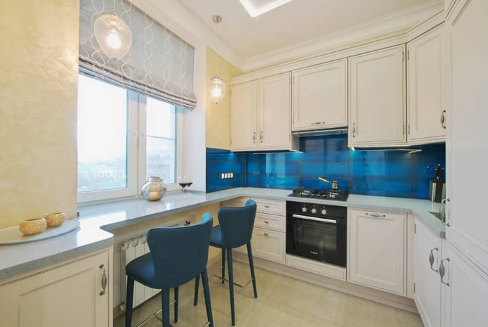wnętrze kuchni o powierzchni 10 m2