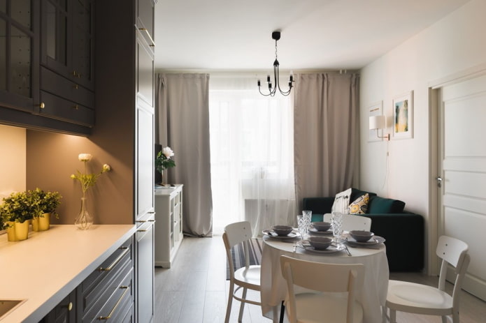 Apartament w stylu europejskim w stylu skandynawskim