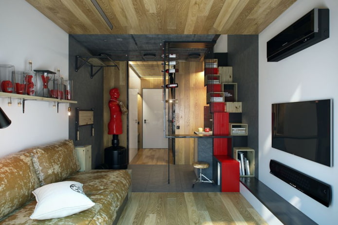 studio w stylu loft