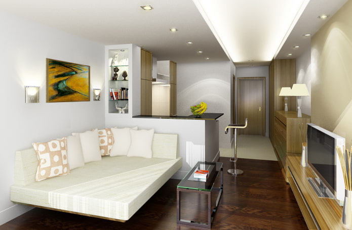 studio 18 m2.