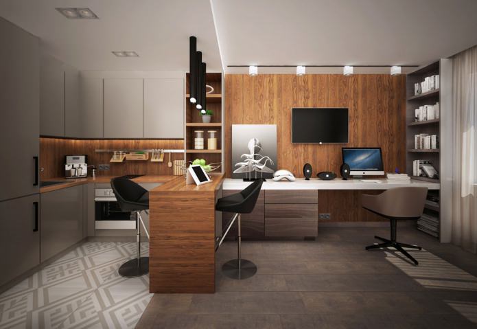 Projekt małego mieszkania o powierzchni 25 m2.