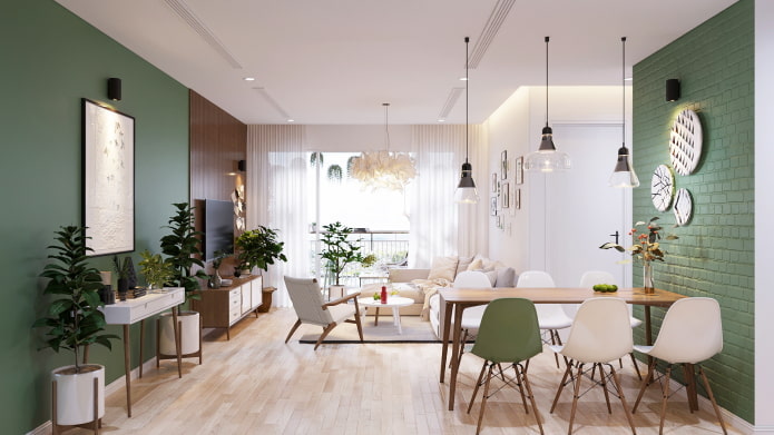 projekt sufitu w stylu skandynawskim