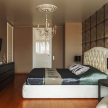 Projekt ścian w sypialni: wybór koloru, opcje wykończenia, 130 zdjęć we wnętrzu-8