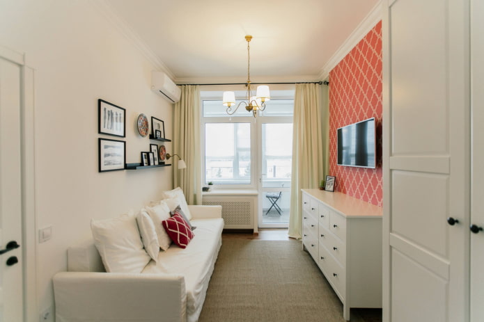 Salon z balkonem