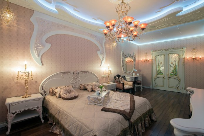 model podwójny w stylu Art Nouveau