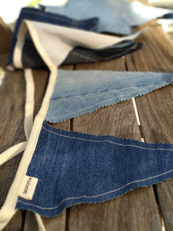 Girlanda z jeansów