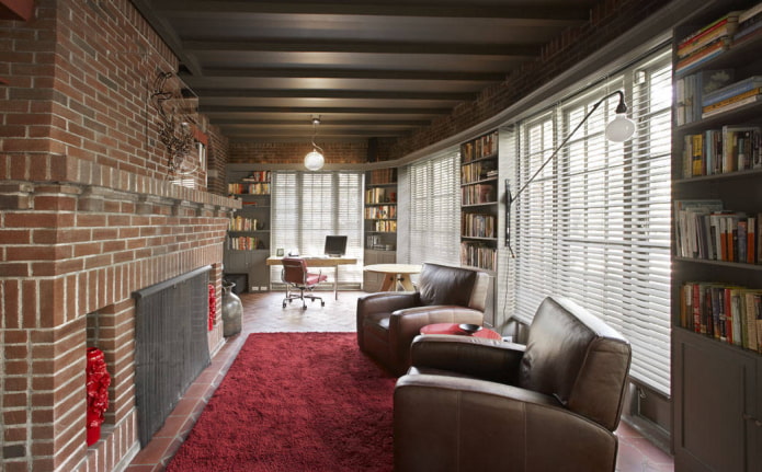 poziome listwy w stylu loft