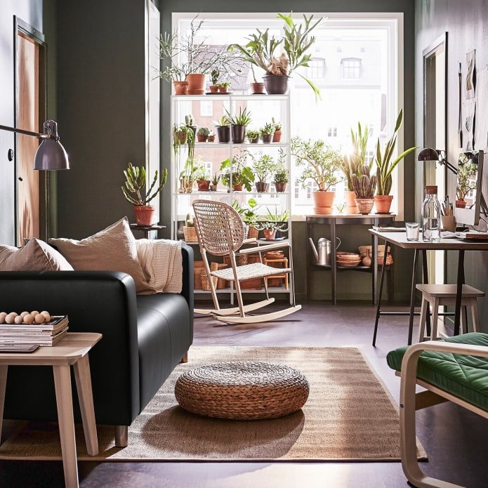 salon z kwiatami ikea