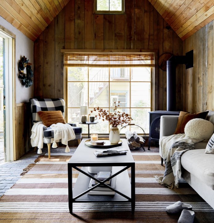 hol w stylu chalet