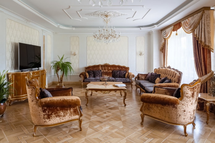 meble do salonu w stylu klasycznym