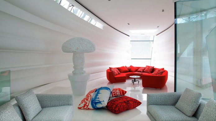 Zaokrąglona sofa
