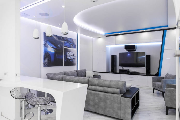 Salon z kinem