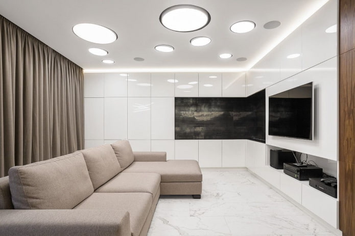 minimalistyczny salon