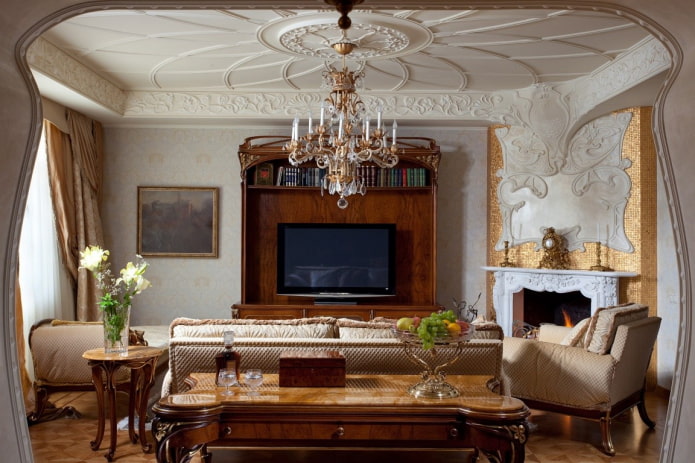 Salon w stylu secesyjnym
