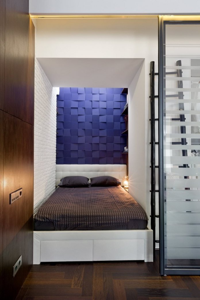 projekt studyjny 50 m2