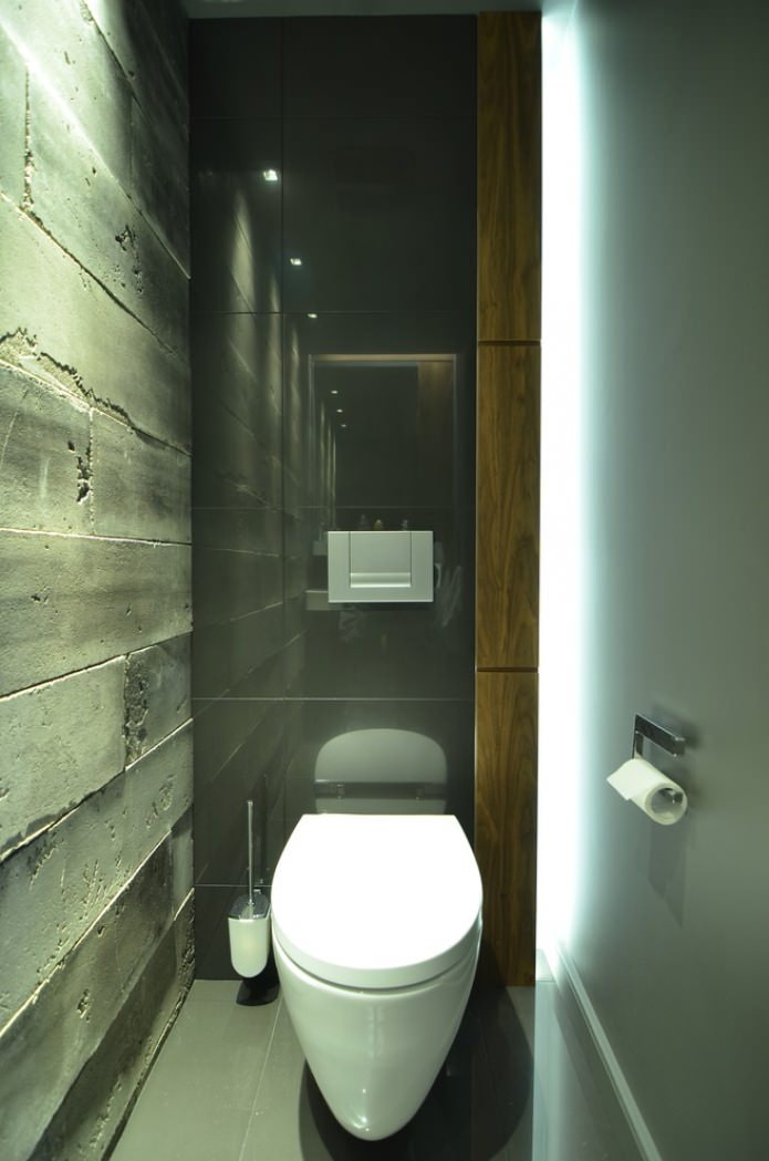 toaleta w stylu loft