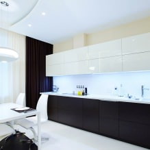 Wnętrze w tonacji czarno-białej: elementy projektu, 60 zdjęć-1