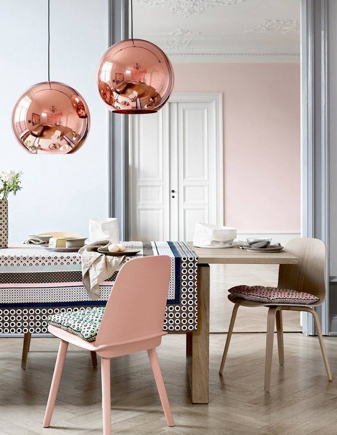peach chair