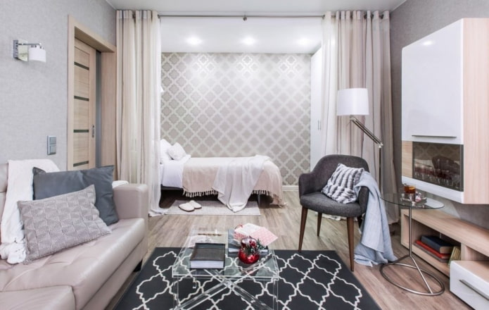 Salon i sypialnia