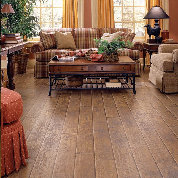 Laminat w salonie
