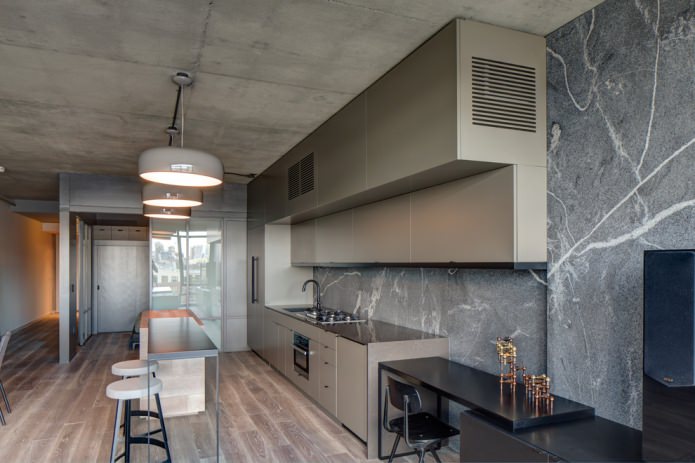 kuchnia w stylu loft