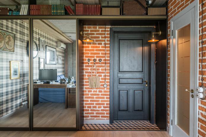 Loft w przedpokoju