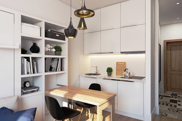 studio 18 m kw. w nowoczesnym stylu
