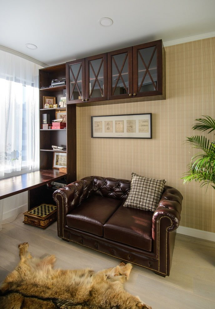 skórzana sofa
