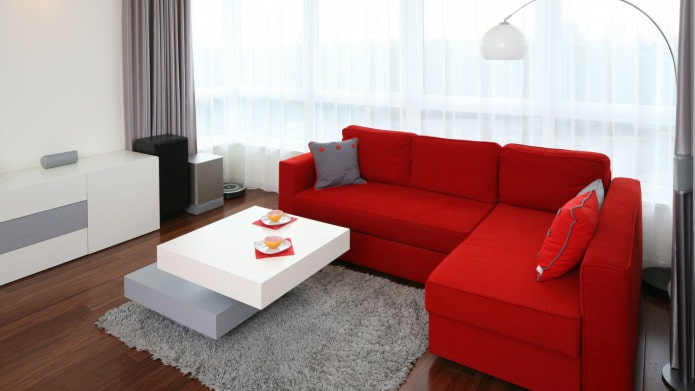 sofa w stylu minimalistycznym