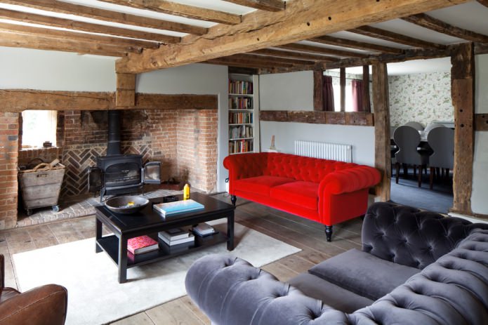 welurowa sofa w stylu chesterfield