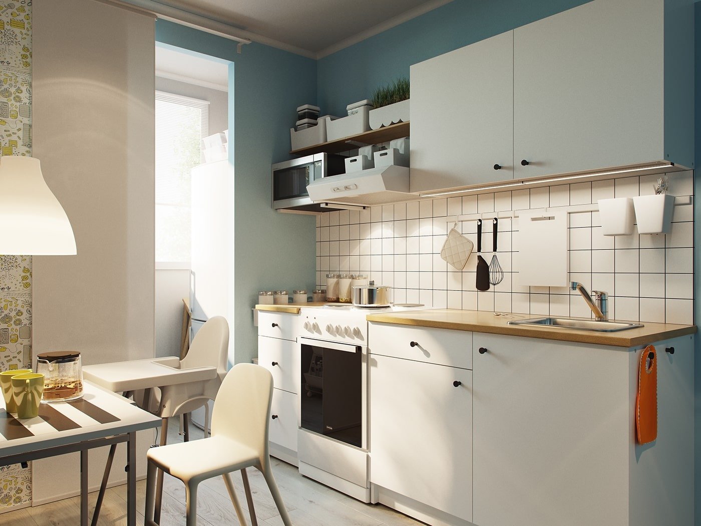 Kuchnie IKEA: niuanse wyboru, rodzaje, zdjęcia i filmy we wnętrzu