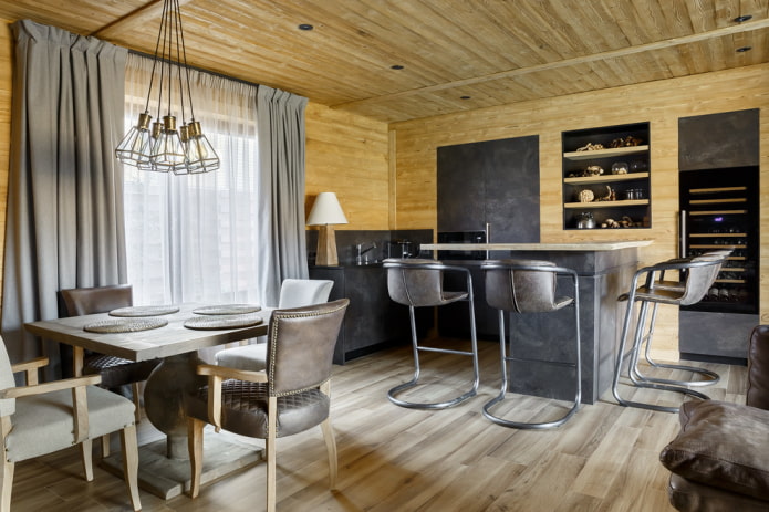 Przestronna kuchnia-salon