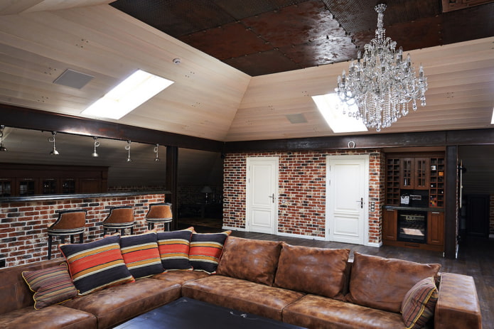 loft w kuchni-salonie