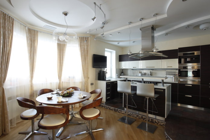 Kuchnia-salon z jadalnią