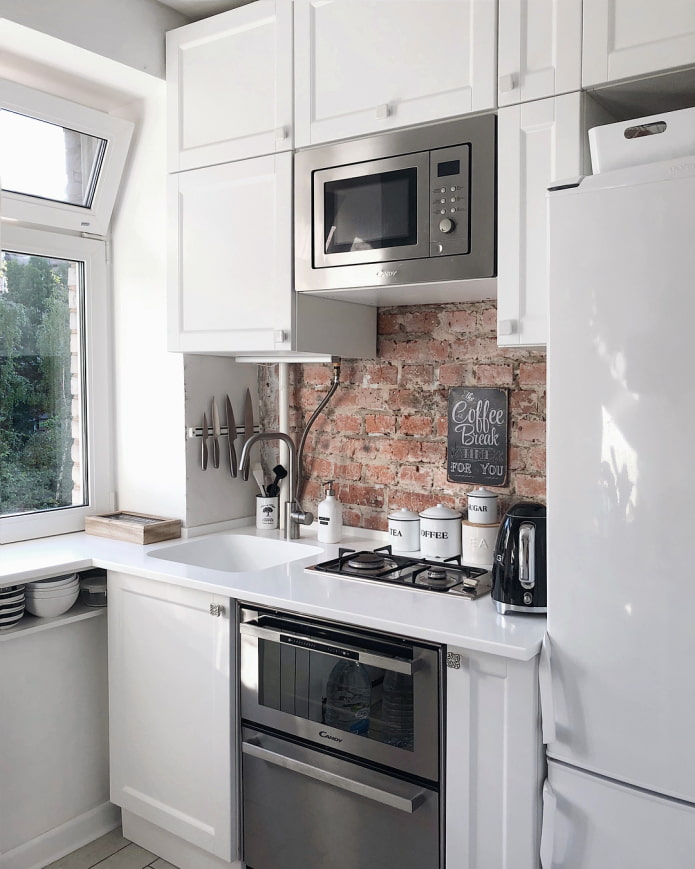 kuchnia w stylu loft w Chruszczowce
